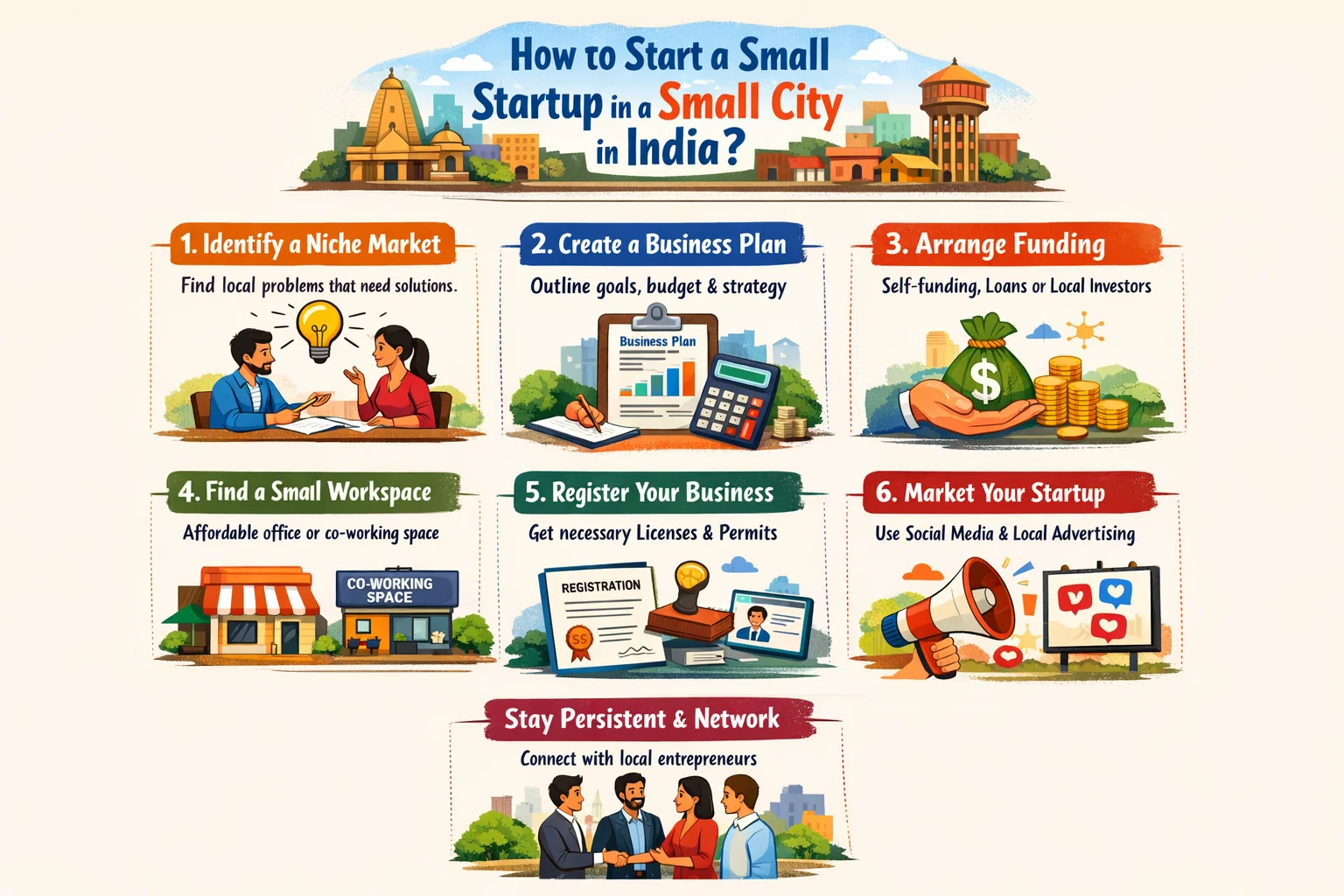 How to Start a Small Startup in a Small City in India – Step-by-Step ...