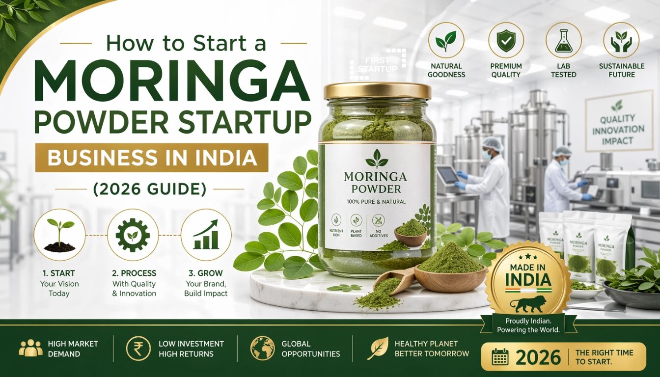Moringa Powder Business in India: Step-by-Step Startup Guide (2026 ...